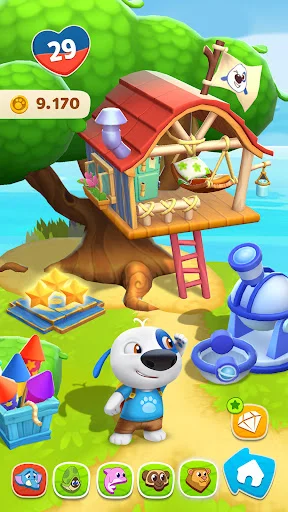 My Talking Hank: Islands ডাউনলোড করুন – সেরা ভার্চুয়াল পেট গেম - Screenshot 10