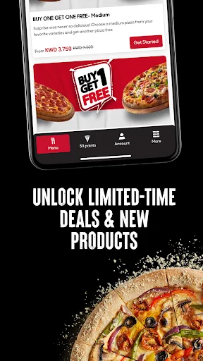 Pizza Hut KWT ডাউনলোড করুন – কুয়েতে পিৎজা অর্ডার করুন অনলাইনে - Screenshot 2