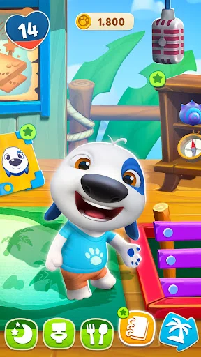 My Talking Hank: Islands ডাউনলোড করুন – সেরা ভার্চুয়াল পেট গেম - Screenshot 1