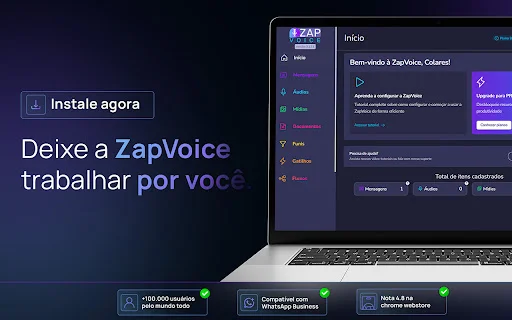 ZapVoice ডাউনলোড করুন – WhatsApp মার্কেটিং ও অটোমেশন টুল - Screenshot 5