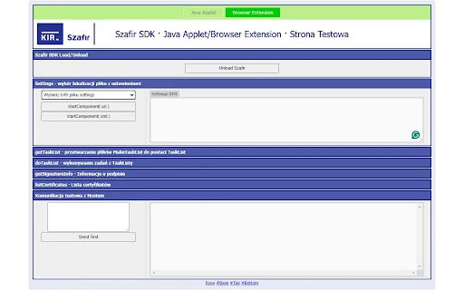 Szafir SDK Web ডাউনলোড করুন – ডিজিটাল স্বাক্ষরের জন্য সেরা সমাধান - Screenshot 2