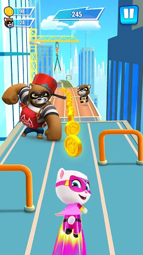 Talking Tom: Hero Dash Run ডাউনলোড করুন – সেরা অ্যাকশন গেম - Screenshot 15