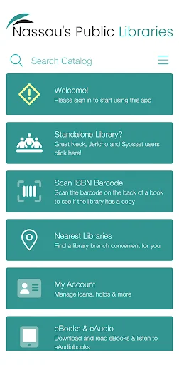 Nassau Public Libraries অ্যাপ ডাউনলোড করুন – অ্যান্ড্রয়েডে ফ্রি অ্যাক্সেস - Screenshot 1