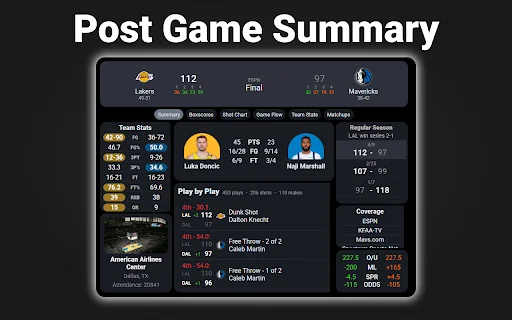 NBA Scoreboard ডাউনলোড করুন – লাইভ স্কোর ও স্ট্যাটস ফ্রি - Screenshot 2
