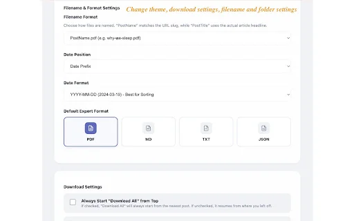 Substack PDF Downloader ডাউনলোড করুন – PDF ও Markdown সেভ করুন - Screenshot 3