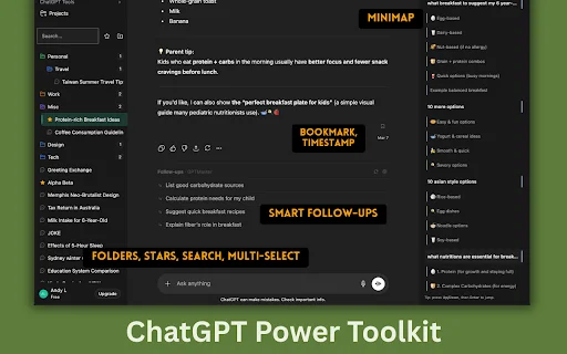 ChatGPT Folders, Bookmarks & Organize – GPT Master Toolkit - Screenshot 3