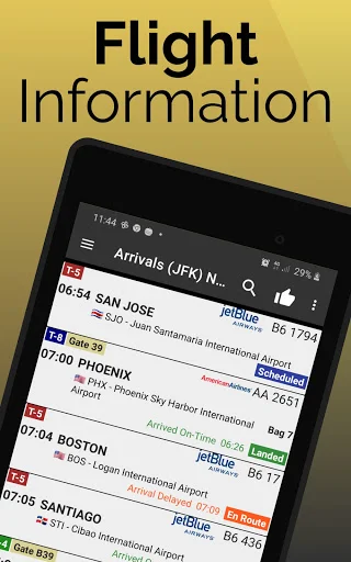 Bristol Airport Flight Info ডাউনলোড করুন – ফ্লাইটের সময়সূচী আপডেট - Screenshot 7