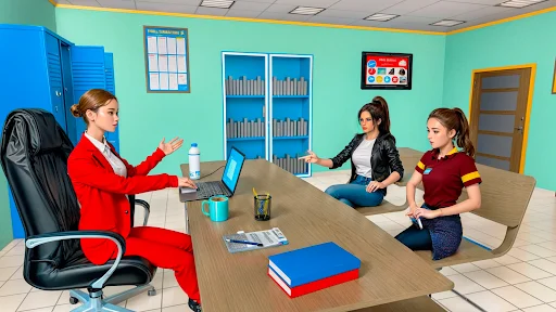 Teacher Simulator: School Life ডাউনলোড করুন – সেরা স্কুল টিচার গেম - Screenshot 1