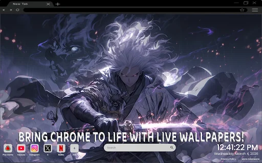 Dragon Samurai Anime Boy Live Wallpaper ডাউনলোড করুন – সেরা অ্যানিমে থিম - Screenshot 2