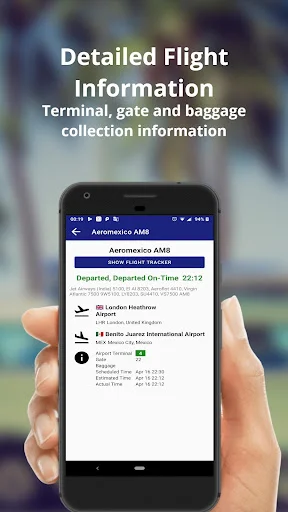 Detroit Metro Airport Flights অ্যাপ ডাউনলোড – লাইভ ফ্লাইট আপডেট - Screenshot 3